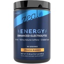Zeal Affals Pre- Workout Electrolite + Energy Powder Drink Mix (90 Servings 126; Peach Mangga)