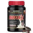 ISOFLEX NALLMAX Whiy Protein Isolate, Cookies & Cream - 2 lb - 27 Grams of Protein Per Scoop - Zero Fat & Sugar - 99% Laktosa Free - Gluten Free & Soy Free - Perkiraan 30 pelayan