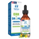 Ear Drops for Ear Infeksi - All Natural Mullein Bath Oil for Eaches, Swimmer 's Ear, Clogged Ears, Earwax Removal and Itchy Ears - Ear Care Treatment for Dewasa, Children and Pets, Made in USA