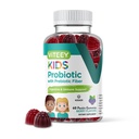 Viteey Probiotic Gummies for Kids Plus Pregitious Fiber - 2 Milyar CFU - Digetical Health, Gut Health, Constipation Relief for Kids Duxoption - Vegan, Gelatin Free