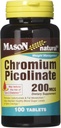 Mason Vitamin Chromium Picolinate Tablet, 60 Count