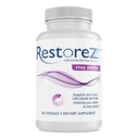 RestoreZ Stay Asleep (60 Kapsul) Natural Sleep Supplement - Keep Long Restful Sleep Through The Night - Nun-Habit Forming Sleep Aid