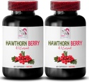 suplemen ekstrak hawthorn - HAWTHORN berry EXTRACT - berry suplemen, antioksidan suplemen untuk perempuan, antioksidan berry, ekstrak hawthorn berry organik, antioksidants untuk wanita 2 Bot 120 Caps