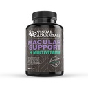 Lunovus Macalar Support Plus Multivitamin Berdasarkan AREDS 2 Study - Vitamin Mata untuk Dukungan Macau - Mineral Suplemen dengan Lutein dan Luxanthin - 180 Soft Gels