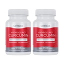 Omax3 2 Packa- HydroCurc Turcumin Softgels, MCT Oil Nanopail yang sangat tersedia untuk Potensi & Absorpsi, Kesehatan Gabungan, 120 Softgels