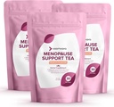 VomVaya Save 20% on Menopause Dukung Tea 3-Pack Bundle - Relief Menopause Natural untuk Women w / Red Clover & Black Cohh - Night Sweats & Hot Flashes Relief - Peach Flavor - 90 Teabag