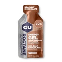 GU Energy Roctane Ultra Endurance Energy Gel, Vegan, Gluten- Free, Kosher, and Dairy-Free On- TheGo Olahraga Nuklir, Sepeda, atau Skiing, Sea Salt Chocolate, 24- Count