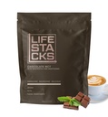 LIFESTIK Fokus Chocolate Coffee Creamer for Energy - MCT Powder + Nootropics + Adaptogens - Boost Produktivitas Tanpa Jitters atau Crash - Keto, Vegan, 0 Sugar - dengan Taurine, L-Tyrosine, Rhodiola