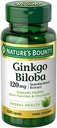 Nature 's Bounty Ginkgo Biloba 120mg, 100 Kapsul (Paket 4)