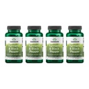Swanson Turmeric & Black Pepper - Organic Joint Health, Heart Health, Divalry, & Liver Dupport Suplemen - Natural Formula untuk Enhanced Bioavability & Absorpsi - (60 Vevgie Capsules) 4 Pack