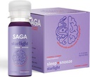 Samga Starlight Organic Sleep Shots - Natural Sleep Aid with Melonalin, Reishi, Valerian Root, Ashwagandha, Chamomile - Free, Vegan, Zero Calories, Plant-Based Sleep Dukung, Ukuran Perjalanan (2 Oz)