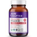 Bab Terfermentasi Vitamin D3 2.000 IU, Organik, One Daily for Immune, Heart & Bone Dukung + Whole Turmerik, Adaptogenic Reishi Mushroom, 100% Vegetarian, Gluten Free, 90 Count
