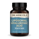 Dr. Mercola Lipomal Hyaluronic Acid, 30 Servis (30 Kapsul), 100 mg Per Kapsule, Suplemen Dieter, Penampilan Probut Skin, Non-GMO