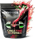 Cretine Monohydrate Gummies - Pertumbuhan Otot, Performance, Endurance - 5 Gram Creatine per Serving - Vegan, Non-GMO, Gluten- Free, Made in USA - 90ct (90 Count, Watermelon)