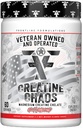 Creatine Chaos, Promotes Lean Muscle Growth, Unhafedored, Aids Muscle Recovery, Post-Workout Suplemen, Veteren Owned dan Operated (60 Serate Magnesium Creatine)