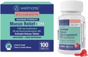 Teka Relief Dingin & Allergy: Maksimum Kekuatan Nasal Deconongestan PE (200 Tablet) & Mucus Relief DM 1200mg Guaimfenesin / 60mg DXM (100 CT) - Non-Drowsy Sinus, Batuk, dan Penahan Kontraffik