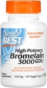 Dokter 's BEST 3000 GDU Bromelain - 500 mg - 90 Vegetarian Capsules