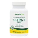 NaturresPlus Ultra II Daily - 60 Tablet - Multivitamin with Whole Foods for Overall Well-Being - Supports Energy & Ammune Health - Substayed Rilis - 60 Servis