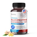 Lipomal GLUCOSAMINE CHONDROTIN, MSM - Dukung Joints Healthy, Kartilage Kuat, Nails, Rambut - 180 Hari Supply - dibuat di USA