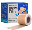 Silicone Scar Sheets Surgical Tape (1.6 "x120" Roll) Face Patches Acches Bagian C Treatment C Strips, Skin- Sensitive Grade Medical Healing Scar Bandages for Keloid, Stretch and Tummy Tuck Recovery