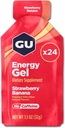 Energi Gel Olahraga Gel Energi, Strawberry Banana, 24 Count Box
