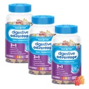 Keuntungan Digetical 3-in 1 Natural Fruit Flavors Probiotic Gummies for Women & Men Occational Bloating, Minor Abdominal Discomfort & Gut Health, 60 Count Gummies (3 Pack)