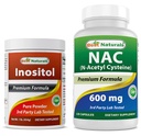 Inositol Powder 1 Lb & NAC 600 mg terbaik