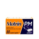 Caplet Motrin PM dengan 200 mg Ibuprofen & 38 mg Diphenhydramine Sleep Aid, Nighttime Pain Reliever untuk Minor Aches & Pains, Bulk, 80 ct