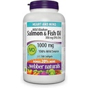 Webber Salmon Liar & Fish Oil 1000 mg (EPA 180 DHA 120) Ukuran Bonus 150 + 30 Softgels