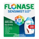 Flonase Sensimis Relief Nasal Spray untuk Non- Drowsy, 24- Hour Multimtom Allergy Relief - 120 Spray (Paket 2)