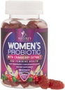 Progres for Women Gummies with Cranberry - 6 Premium Strain for PH Saldo, Digetical Health, Vaginal & Imune Dukung, 3 Milyar CFU, Women Probiotic Gummy for Feminine Health - 60 Gummies
