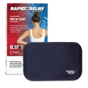 Rapid Relief Large Reconable Gel Cold Compress - Comfortable Ice Packs for Back, Knee, Shoulder, Muscle Aches, and Body Pain Relief 8 "x 12" Large