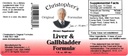 Christopher 's Original Formulas Liver & Gallkandung Formula, Herbal Suplemen untuk Detox & Digetical Dukungan, 2 fl oz
