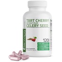 Bronson Tart Cherry Extract + Celery Seed Capsules - Default Uric Acid Cleanse, Joint Mobility & Muscle Recovery Suplement - Non GMO Formula, 120 Vegetarian Capsules