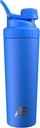 AeroBottle Cryo Shaker Cup, Insulated Stainless Steel Water Bottle dan Protein Shaker, Mixes Protein dan Pre Workout Dengan Teknologi Mixing Turbulent, Tidak Ada Bola Campuran atau Wisk, 26oz, Artic Sea Blue