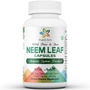Aura Neem Kapsul Organik. 100% Murni dan Mampu. Seluruh makanan super hijau mentah. Dibuat dengan Whole Spectrum Neem Leaves. Agen Detoksifikasi Keajaiban Skin Radiant dan Imunitas.