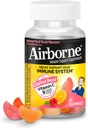Airborne 750mg Vitamin C Gummies for Adults, Imune Dupport with powerful Antioksidants Vitamin A C & E - 21 Gummies, Assored Fruit Flavor