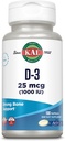KAL Vitamin D3 1000 IU Softgels (25 mcg), Formasi Aktif Vitamin D, Calcium Absorpsi, Kesehatan Tulang, Suplemen Dukungan Imune, AktivGel Film Film, Dibuat Tanpa Soy, 100 Pelayan, 100 Softgeels