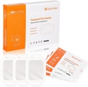 Gaun Transparan EalionMed, Perban Weund, Adhesive Patch, 4 "x 4.75", 50 Pack, Clear, Breathable, Comfortable, Shower Shield, Tattoo Bandage