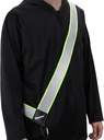 Reflective Running Gear 124; Reflective Sash untuk Berjalan di Malam 124; High Visibility Refektif Sash 124; Sabuk Reflective untuk Berjalan di Gelap 124; A