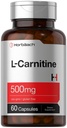 Tambahan Horbäach L Carnitine 500mg 124; 60 Capsules 124; sebagai L- Carnitine L- Tarcult 124; Non- GMO dan Gluten Bebas
