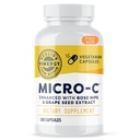 Vimergy Micro-C ® Vitamin C Kapsules - 500mg per Kapsule, Mendukung Kesehatan Ammune *, Promotes Collagen Produksi, Supports Heallean Bones *, Kosher, Vegan & Gluten- Free, Ukuran Reguler 180 Capsules