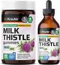 BIO KRAUTER Milk Thistle 60 Gummies & Milk Thistle Tarture 4 Fl.