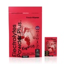 PowerVitamin Electrolytes Powder Pawder - Raspberry - Keto Electrolite for Daily Energy - Hydration Pounder dengan 1000mg Potasium, 120mg Magnesium, Zero Calories - 30 Paket Hidration