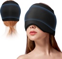 Migraine Ice Head Crap Headache Relief Hat for Migraine with Cold & Hot Therapy Flexible Ice Head Wrap for Puffy Eyes Cold Compress Headache Cap for Tension Sinus & Stress