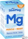 Convergence SlowMag ® Mg Muscle + Heart Magnesium Chloride Tablets with Calcium 120 CtMagnesium Support Learning and Memory Performance in Aging Adults *