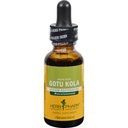 Herb Pharm Sertifikasi Organik Gotu Kola Cair Ekstrak untuk Musculoskeletal System Dukungan, 1 Fl Oz
