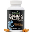 GreenIVe Turmeric Curcumin dengan BioPerine 90 Capsules dengan Curcumin 46X Higher Absorpsi