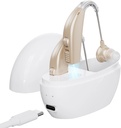 Mendengar Aids Amplifier untuk Senior Ditetapkan ulang dengan Noise Cantelling Hearing Loss Amplifier Seniors dan dewasa Charging Case Volume Control