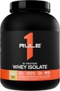 Aturan 1 R1 Protein Whiy Isolate - dengan 25g Protein & 6g BCAA Exclusive dari Isolated & Hydrolyzed Sumber untuk Pemulihan Kerja (5 Pounds *, Banana Crème)